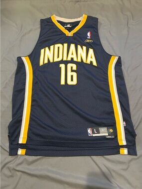 Retro Authentic Reebok / NBA / Indiana Pacers / Stojakovic Jersey (LIKE NEW)